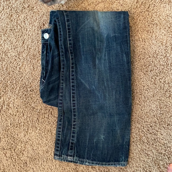 True Religion distressed straight leg jeans 38x34 - Picture 7 of 11